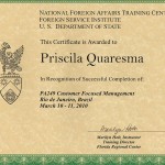 Certificado_Customer_Focused_Management_Foreign_Service_Institute